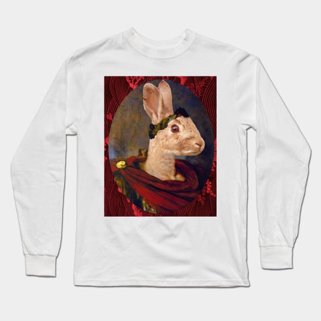 Hail Bunny Caesar Long Sleeve T-Shirt by Loveday101